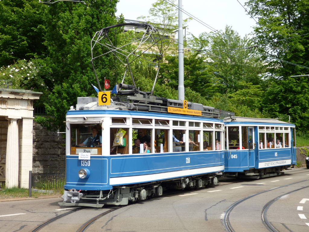 Цюрих, SWS/MFO Ce 4/4 "Elefant" № 1350; Цюрих — 50-летие клуба Aktion Pro Sächsitram