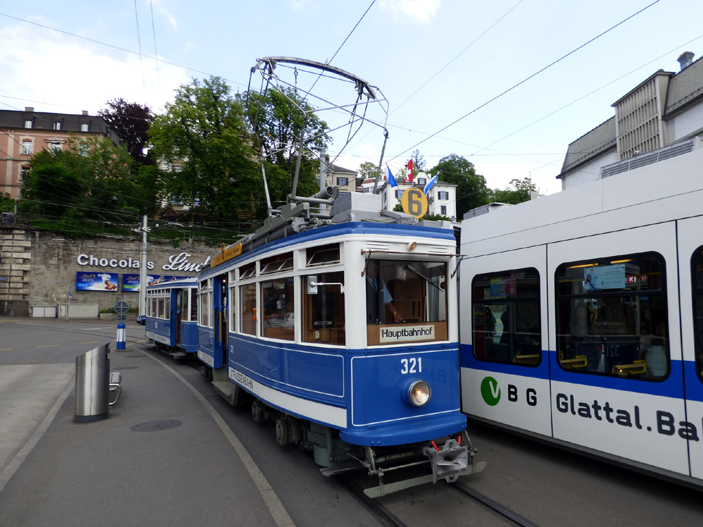 Цюрих, SWS/MFO Ce 4/4 "Elefant" № 321; Цюрих — 50-летие клуба Aktion Pro Sächsitram