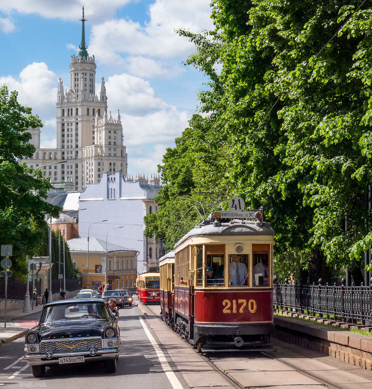 Москва, КМ № 2170; Москва — Парад ретротранспорта 4 июня 2022