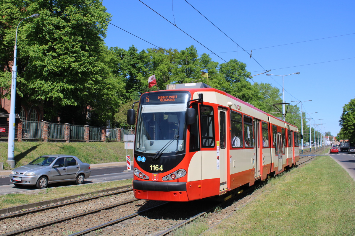 Гданьск, Duewag N8C-MF 18 № 1164