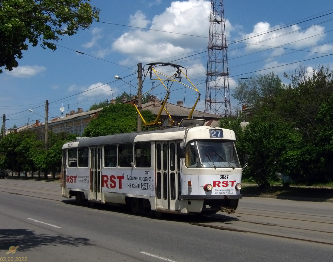 Харьков, Tatra T3SUCS № 3087