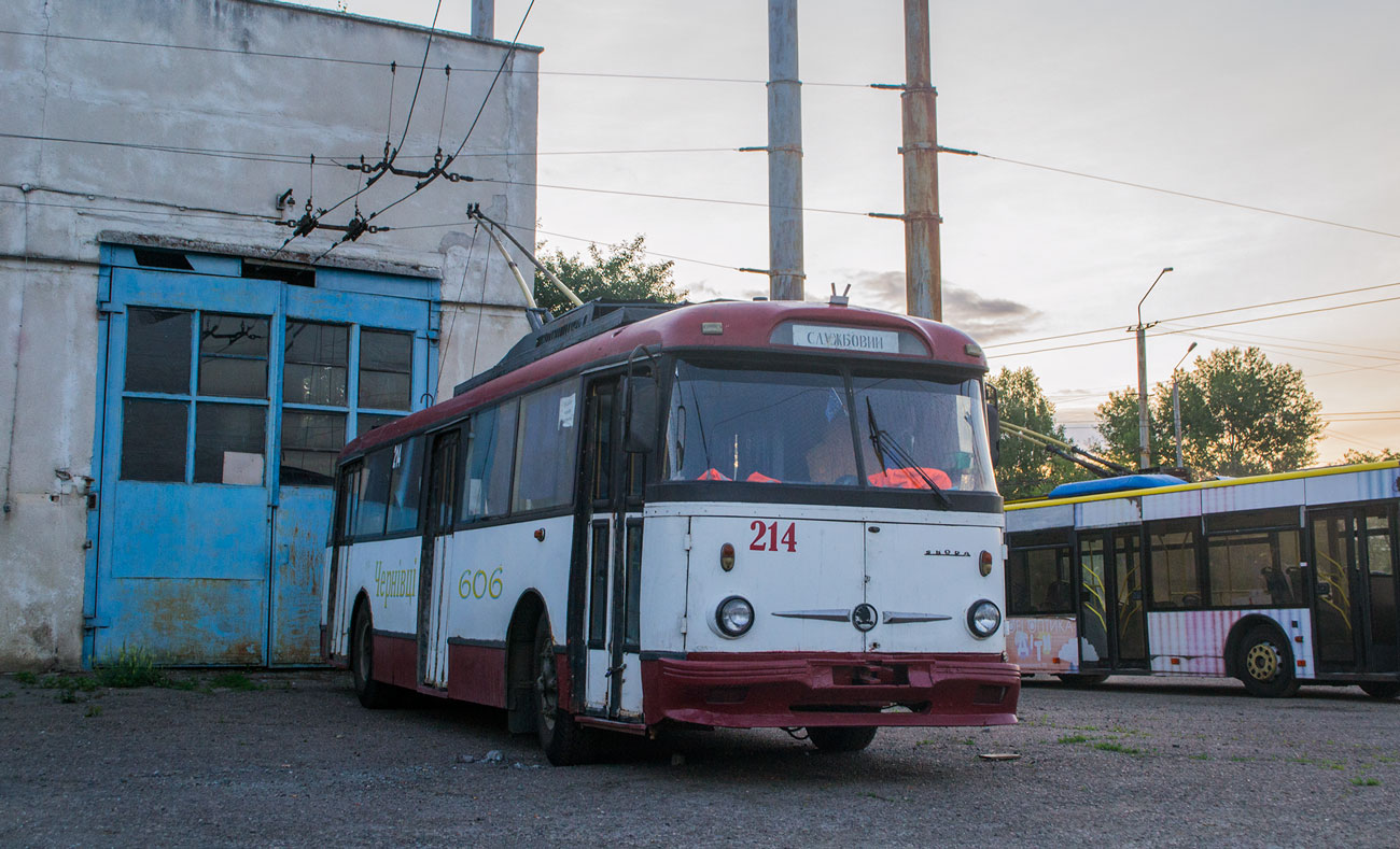 Черновцы, Škoda 9TrH27 № 214