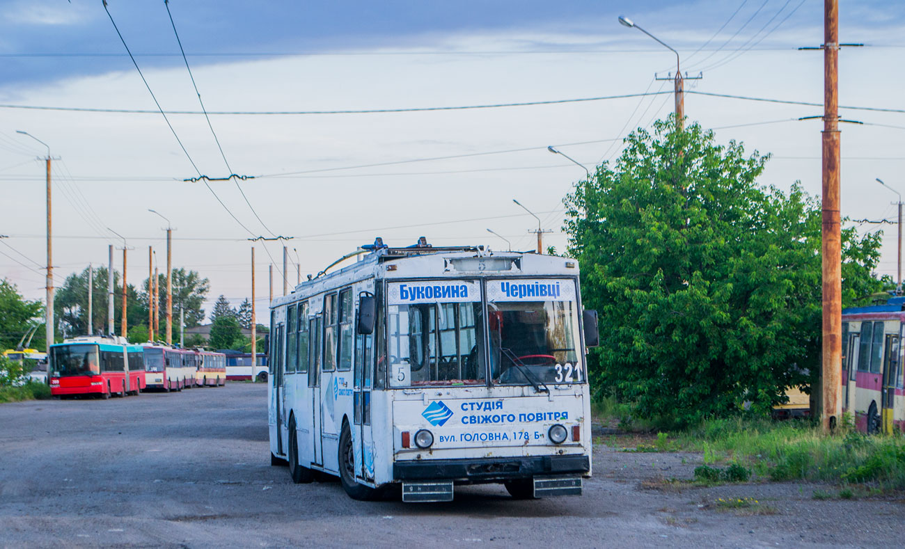 Черновцы, Škoda 14Tr89/6 № 321