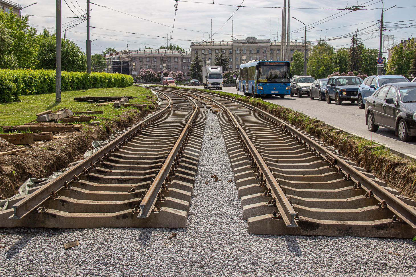 Тула — Ремонт проспекта Ленина 04.2022-06.2022