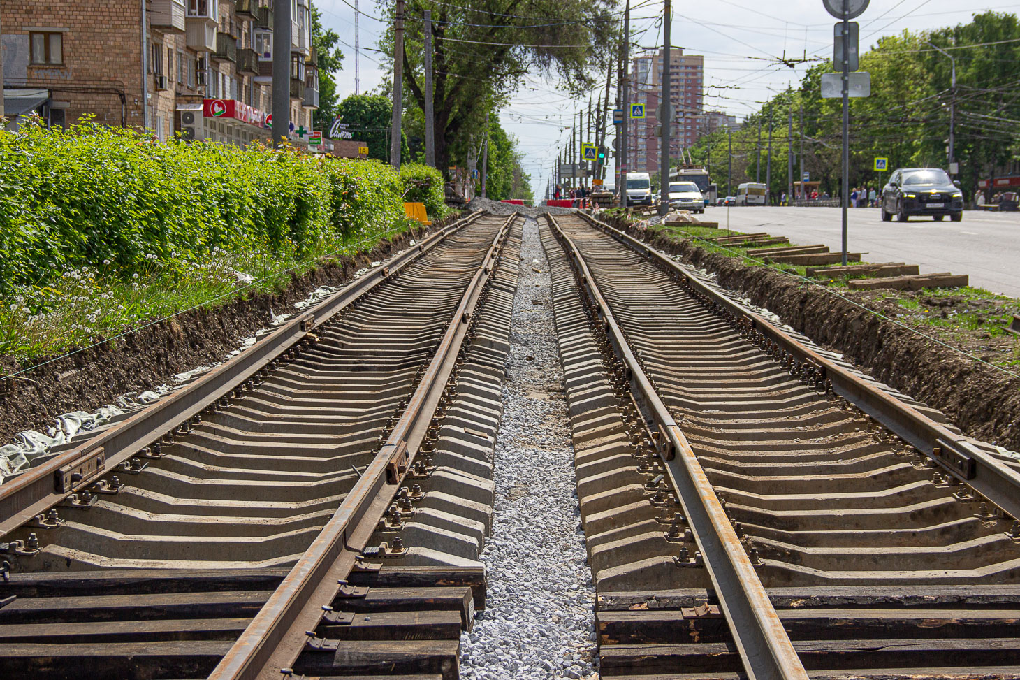 Тула — Ремонт проспекта Ленина 04.2022-06.2022