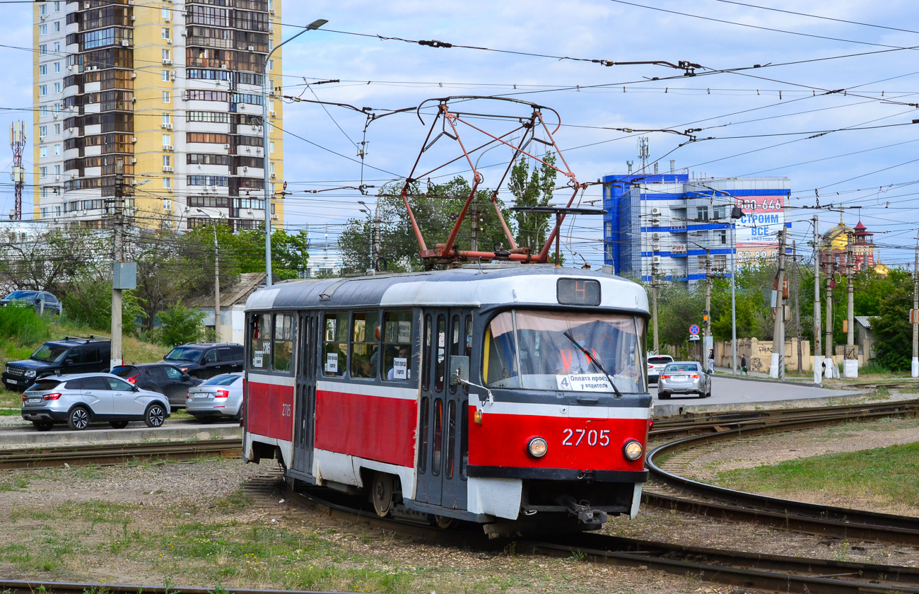 Волгоград, Tatra T3SU № 2705