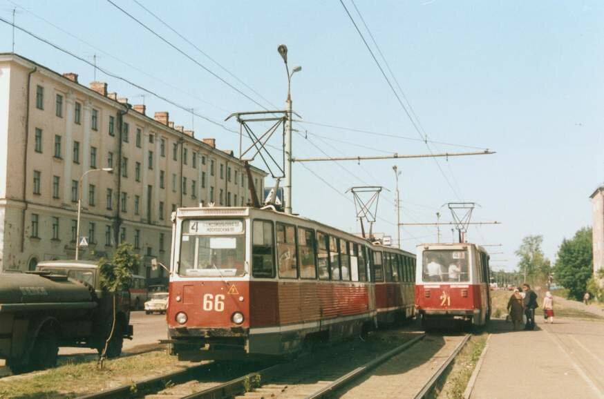 Ярославль, 71-605 (КТМ-5М3) № 66; Ярославль, 71-605 (КТМ-5М3) № 71; Ярославль — Исторические фотографии