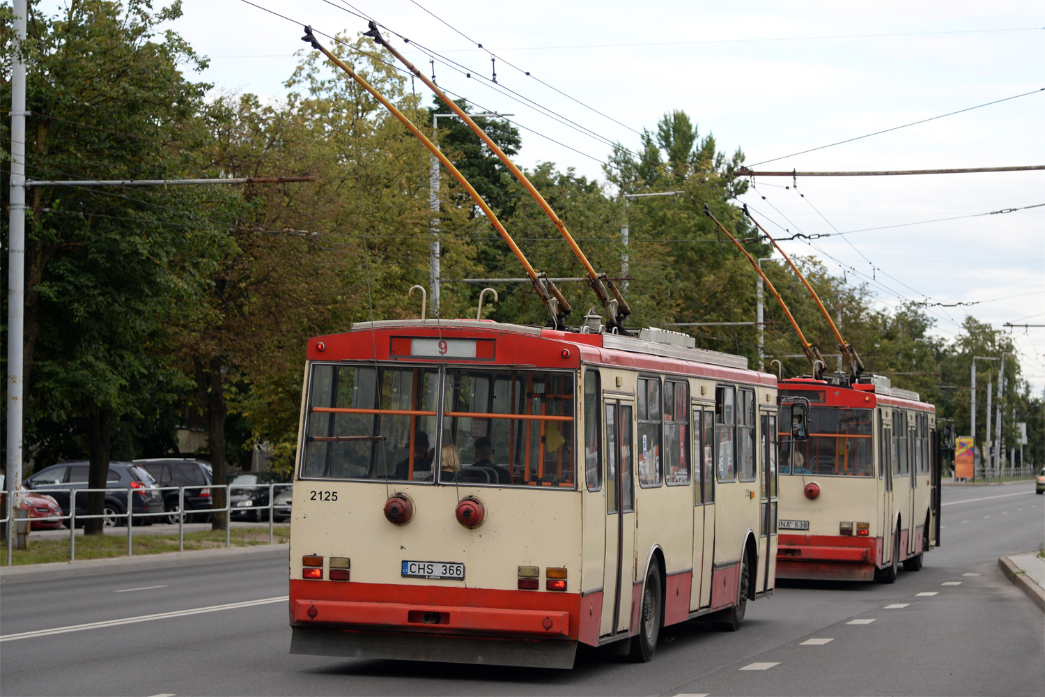 Вильнюс, Škoda 14Tr10/6 № 2125