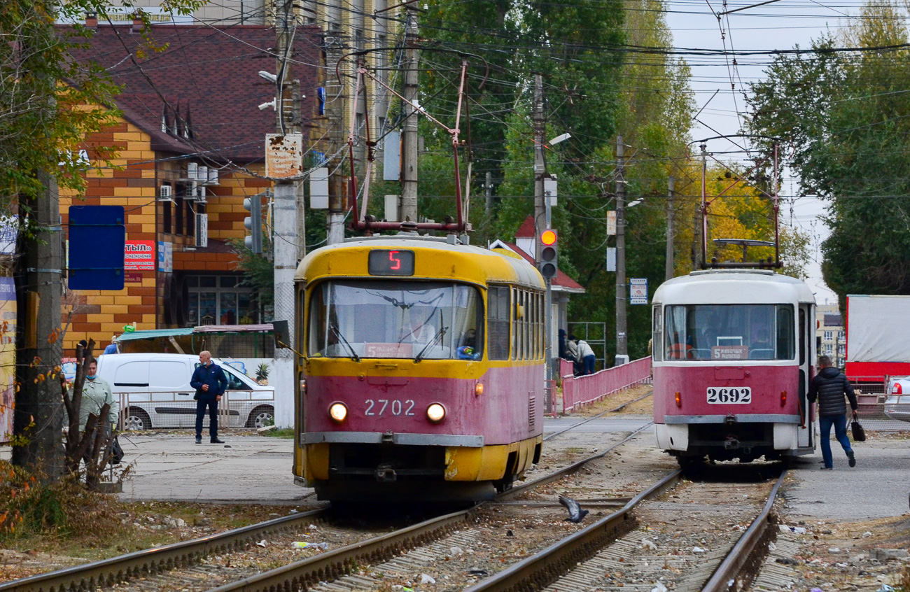 Volgograd, Tatra T3SU № 2702