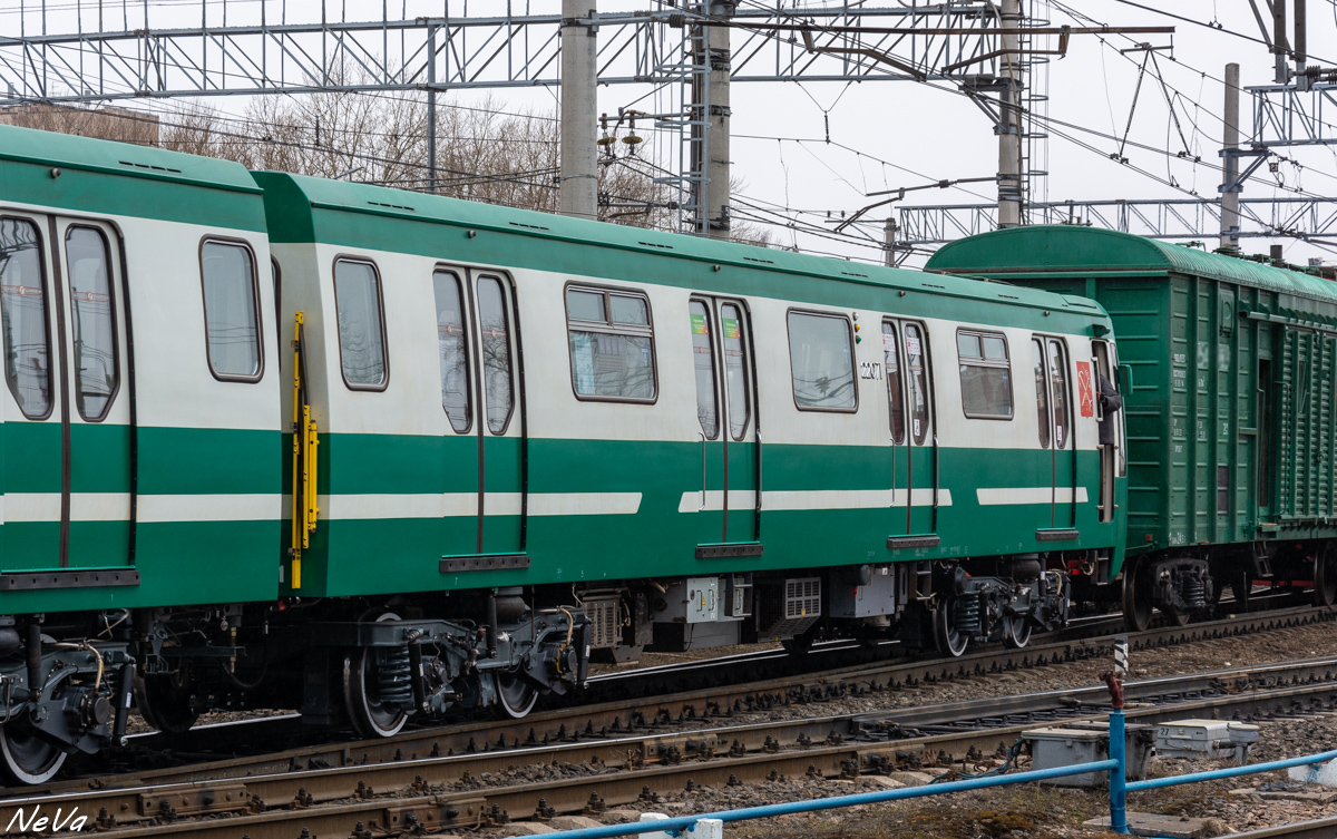 Санкт-Петербург, 81-722.3 (МВМ) № 22071; Санкт-Петербург — Метрополитен — Перегонка вагонов метро по ж/д