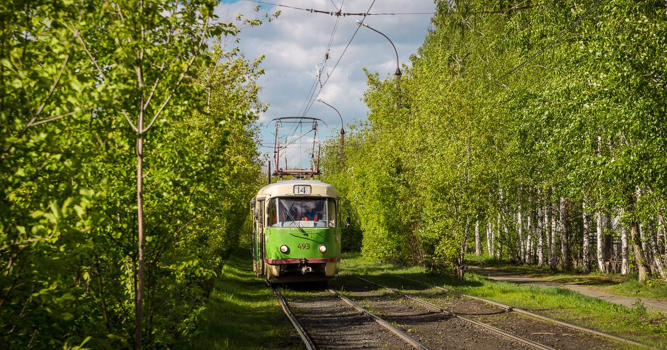 Екатеринбург, Tatra T3SU (двухдверная) № 493