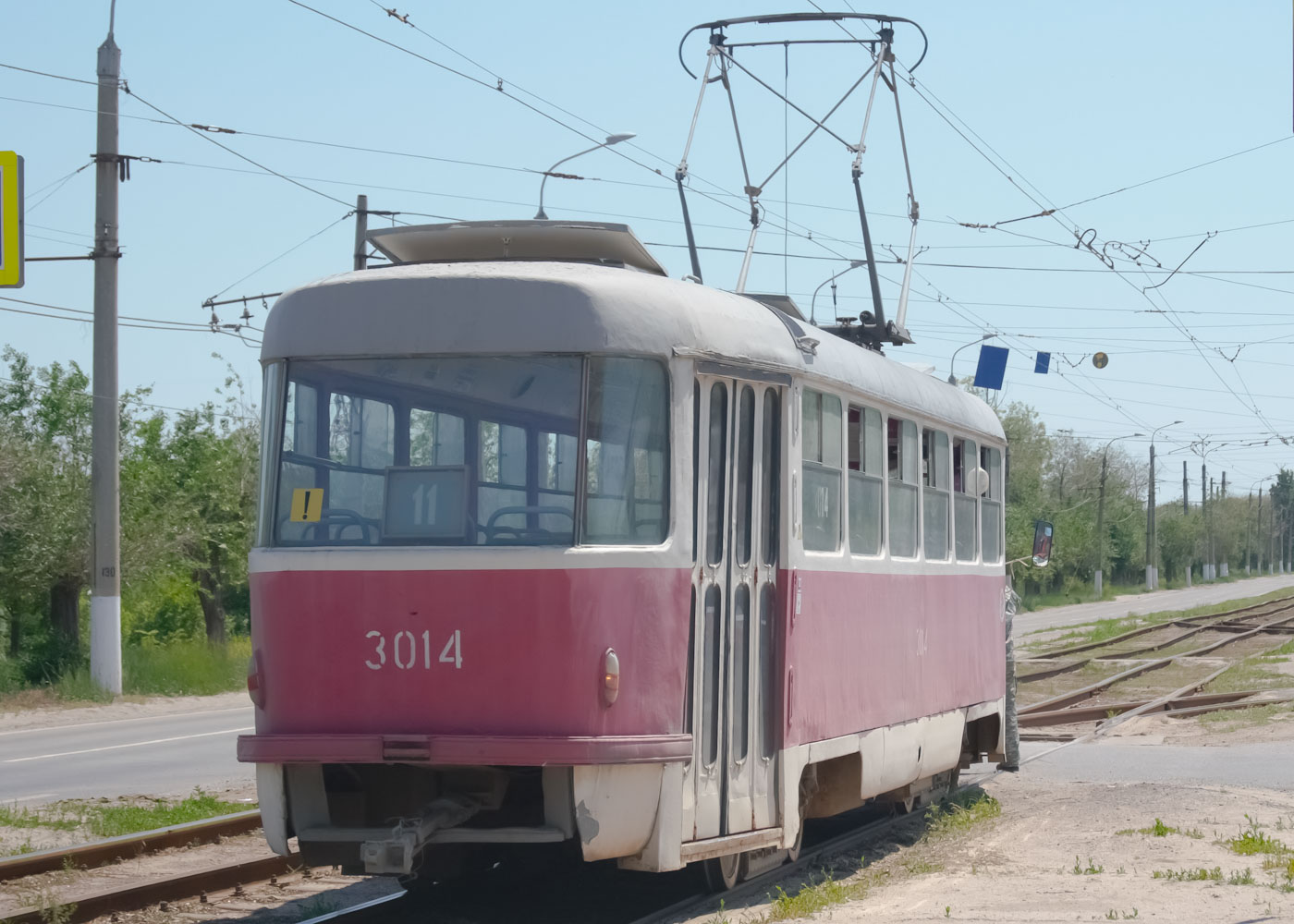 Wolgograd, Tatra T3SU (2-door) Nr. 3014