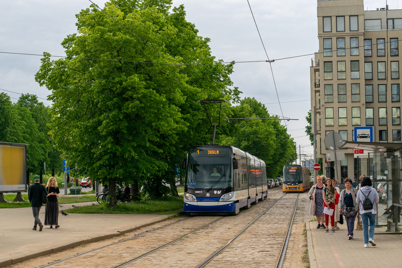 Рига, Škoda 15T1 ForCity Alfa Riga № 58011
