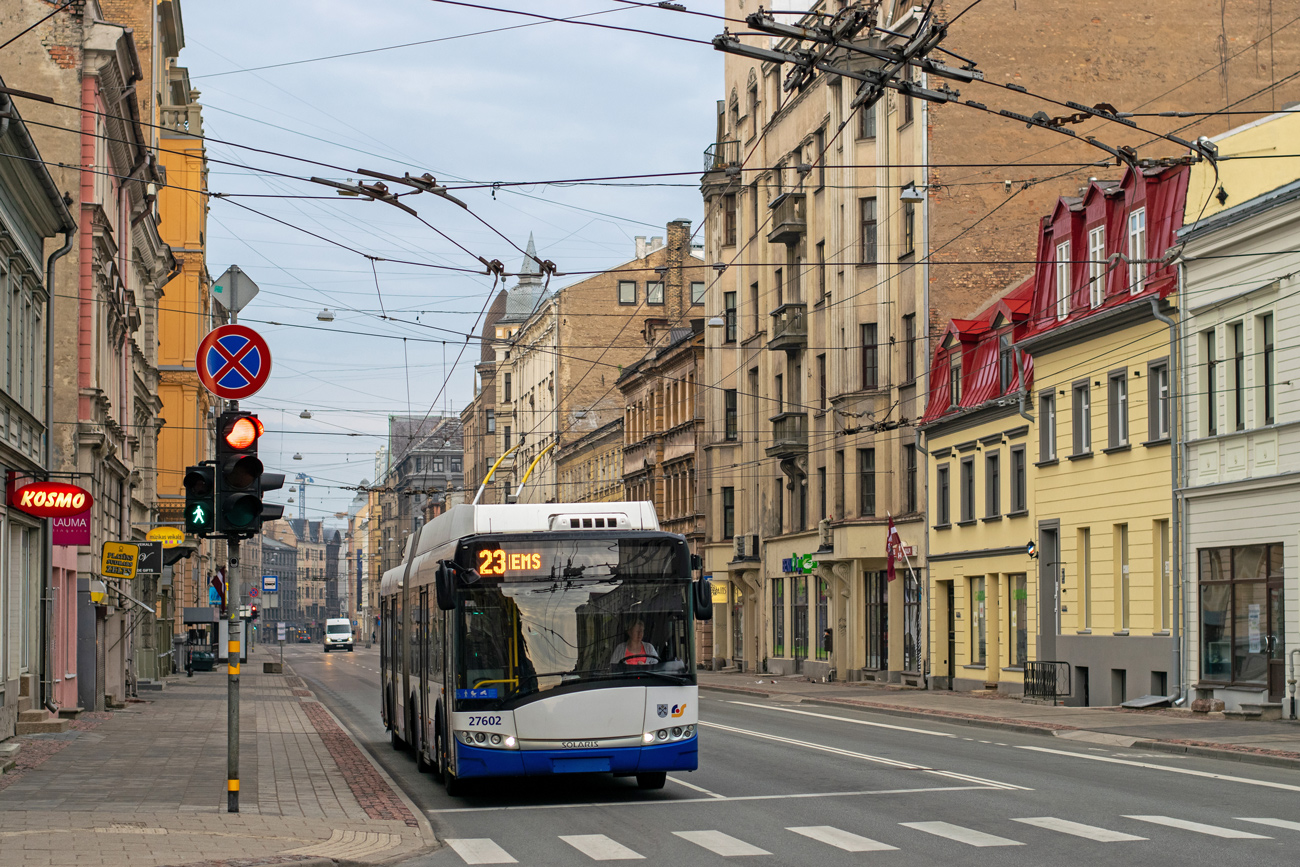 Рига, Škoda 27Tr Solaris III № 27602