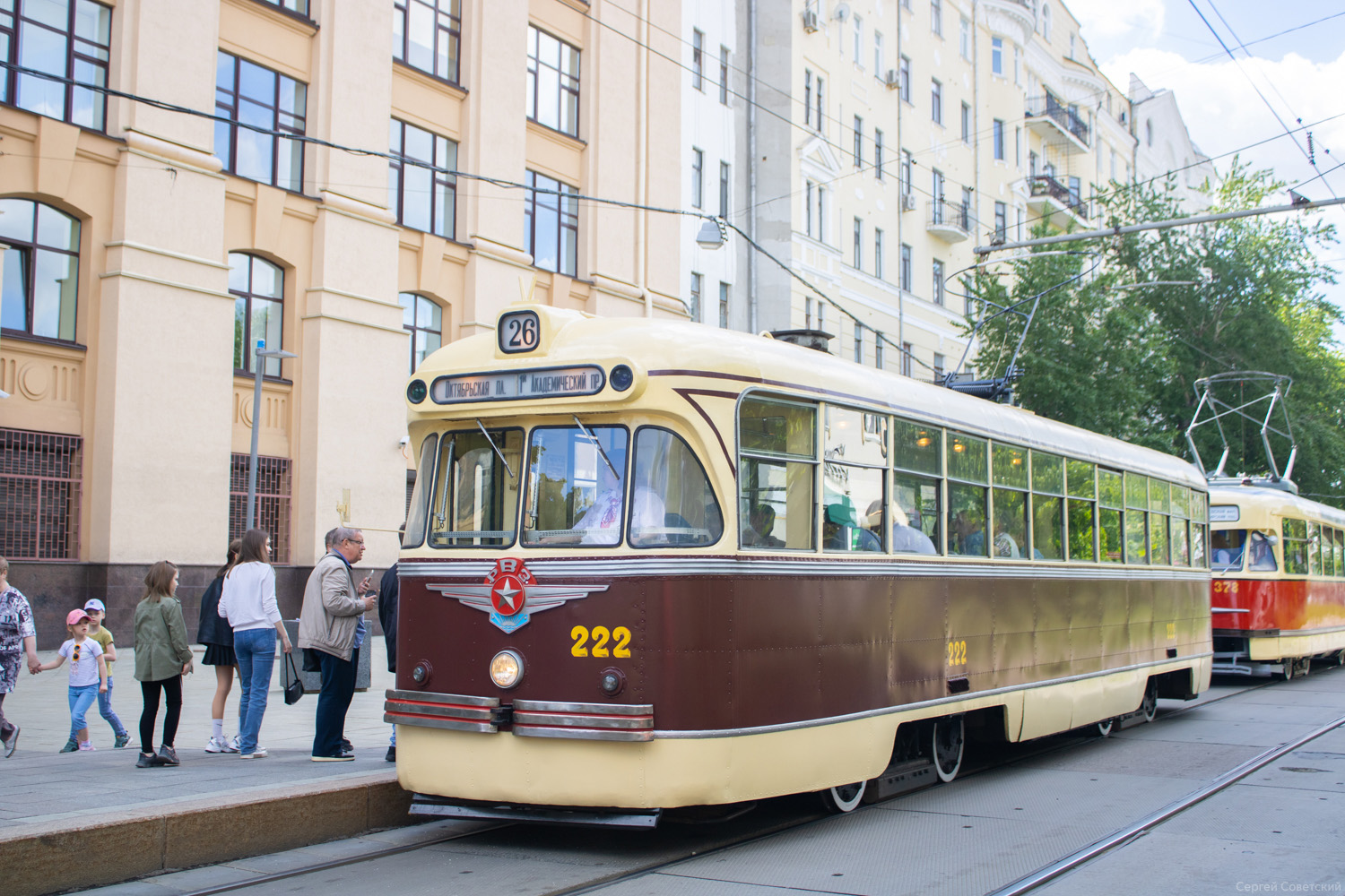 Moskau, RVZ-6 Nr. 222; Moskau — Retro transport parade on June 4, 2022