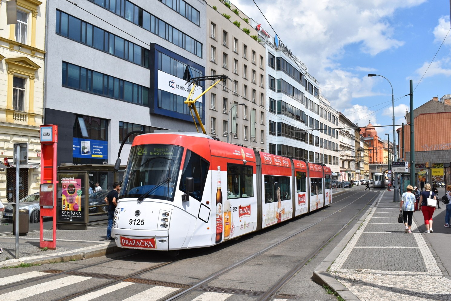 Prague, Škoda 14T Elektra Br. 9125