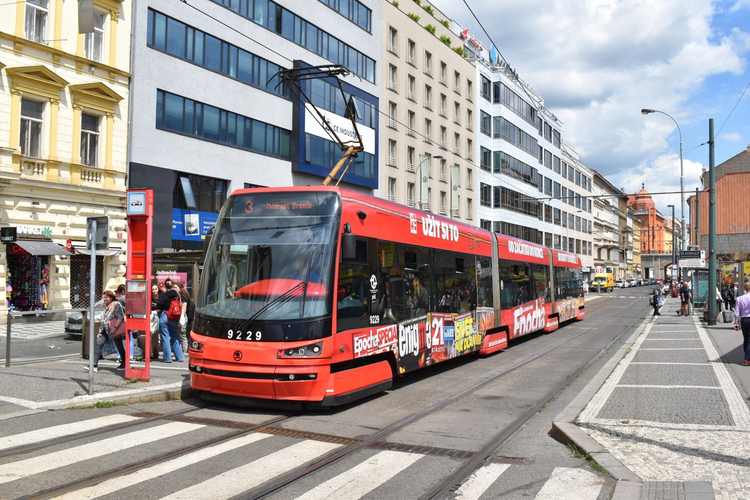 Прага, Škoda 15T3 ForCity Alfa Praha № 9229