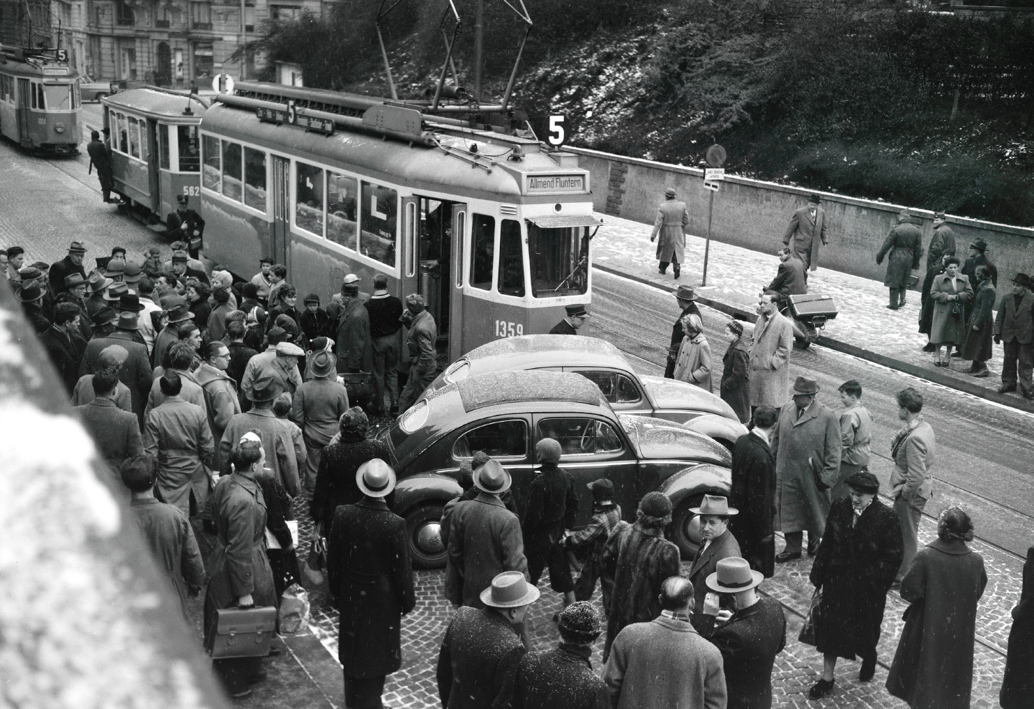 Цюрих, SWS/MFO Ce 4/4 "Kurbeli" № 1359; Цюрих — Инциденты; Цюрих — Старые фотографии