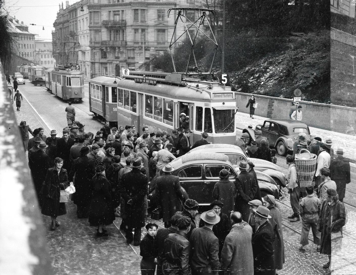 Цюрих, SWS/MFO Ce 4/4 "Kurbeli" № 1359; Цюрих — Инциденты; Цюрих — Старые фотографии