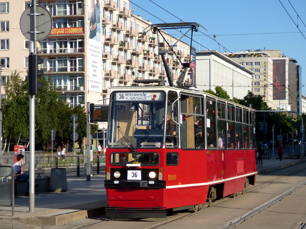 Warsaw, Konstal 105Na № 1000