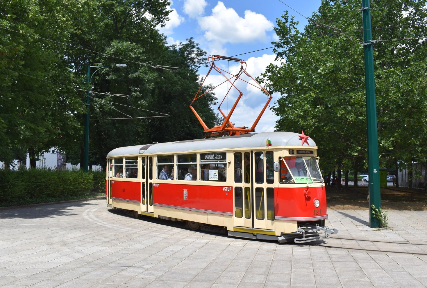 Plzeň, Tatra T1 Br. 121 Plzeň, Tatra T1 Br. 121