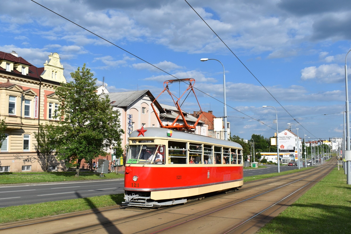 Пльзень, Tatra T1 № 121 Пльзень, Tatra T1 № 121