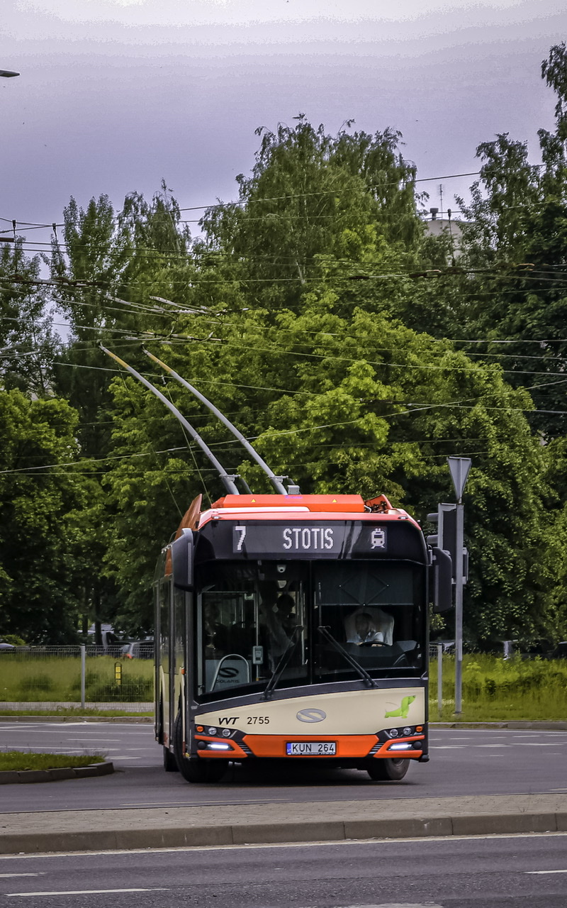 Вильнюс, Solaris Trollino IV 12 Škoda № 2755