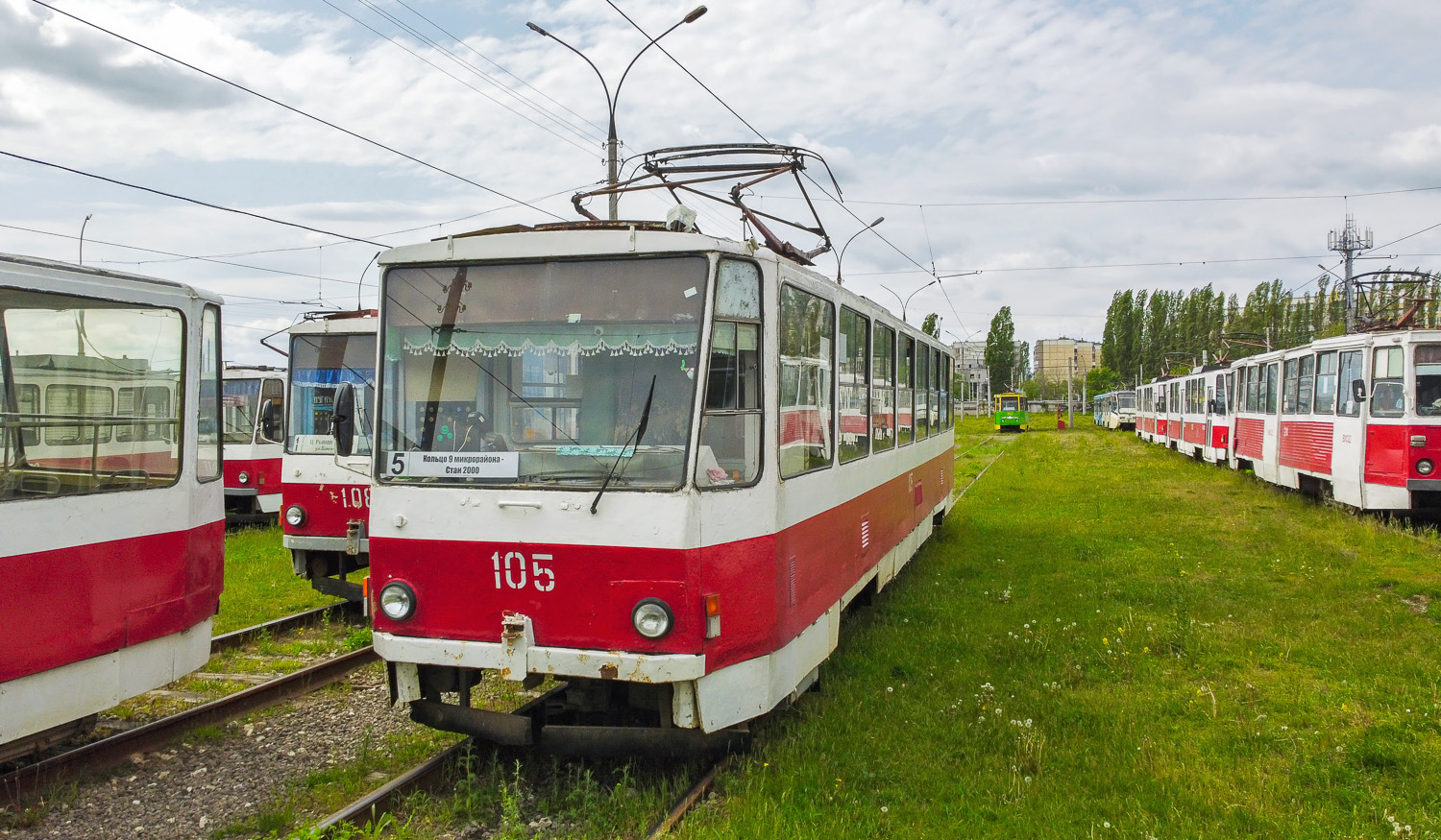 Липецк, Tatra T6B5SU № 105