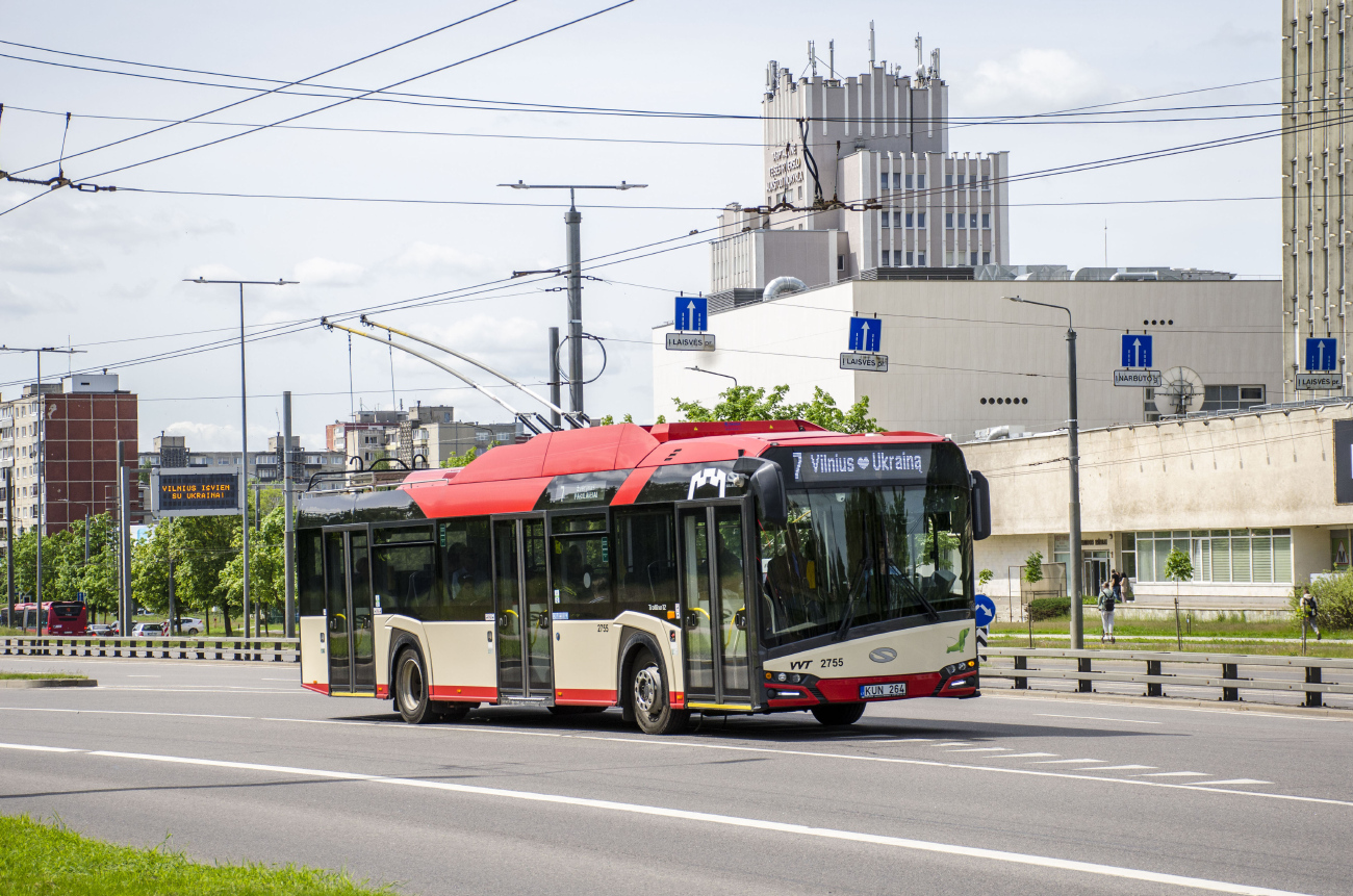 Вильнюс, Solaris Trollino IV 12 Škoda № 2755