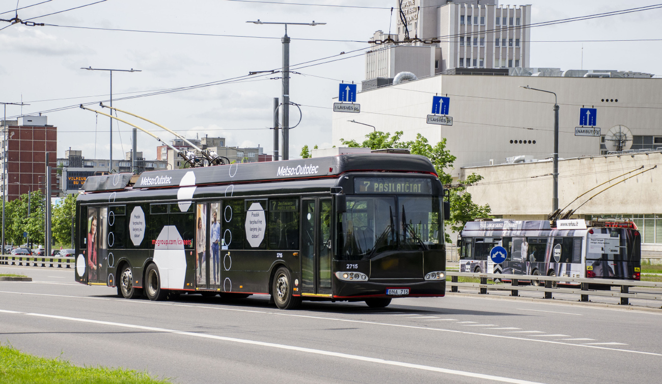 Vilnius, Solaris Trollino II 15 AC Nr. 2715