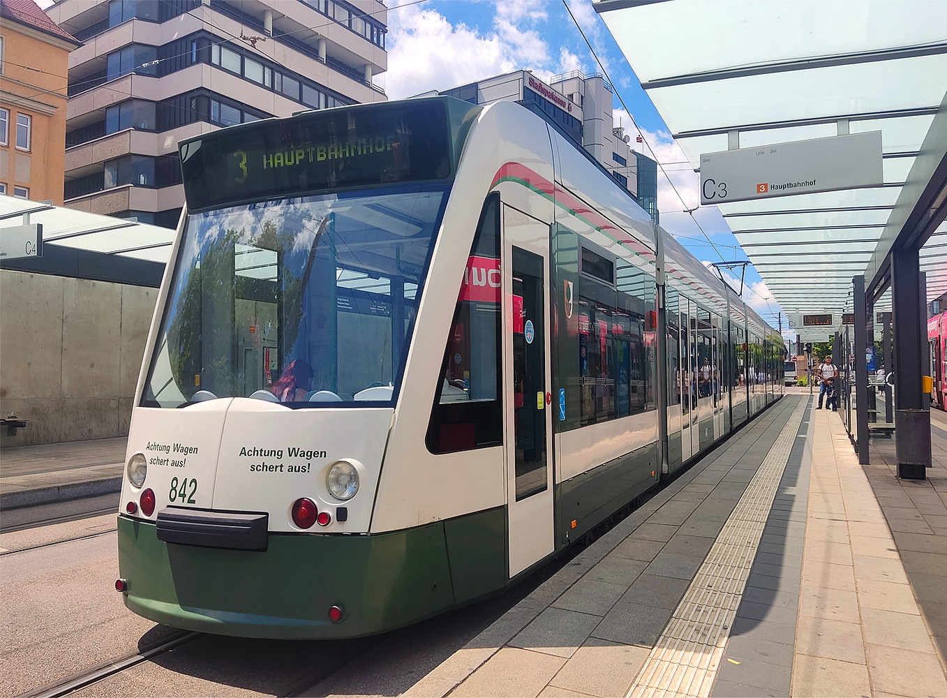 Аугсбург, Siemens Combino NF8 № 842