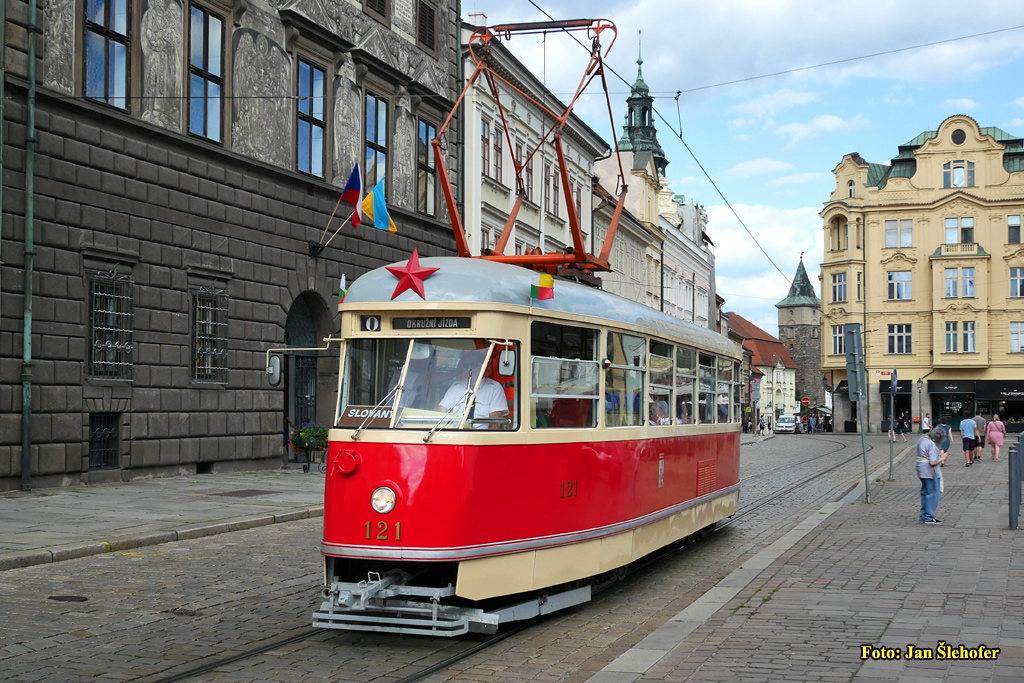 Пльзень, Tatra T1 № 121 Пльзень, Tatra T1 № 121