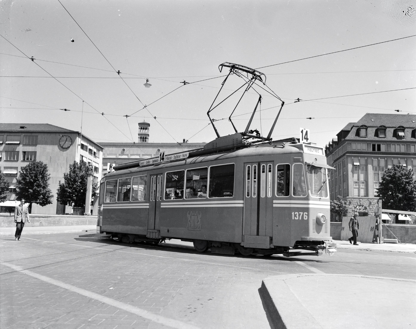 Zurich, SWS/MFO Ce 4/4 "Kurbeli" Br. 1376; Zurich — Old photos