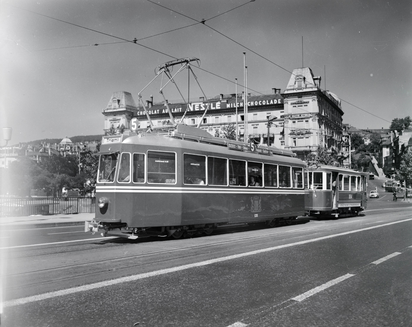 Цюрих, SWS/MFO Ce 4/4 "Kurbeli" № 1351; Цюрих — Старые фотографии