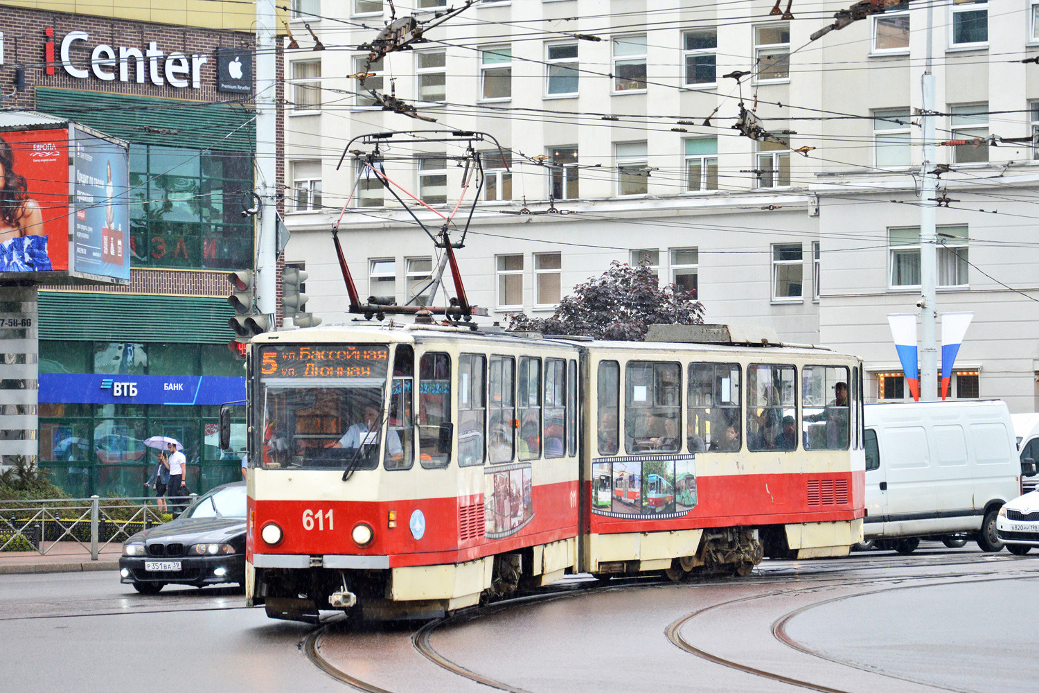 Калининград, Tatra KT4D № 611