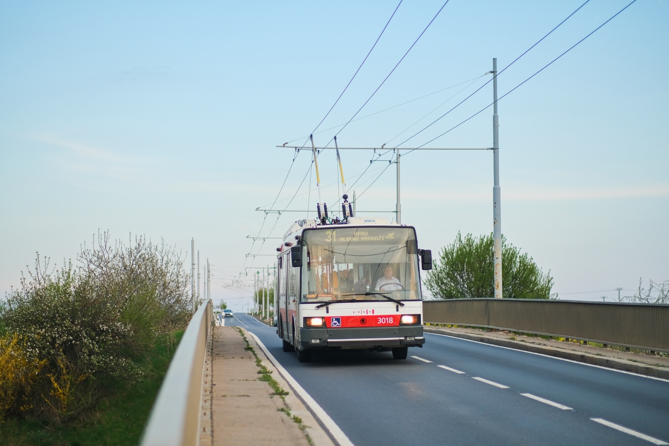 Брно, Škoda 21Tr № 3018