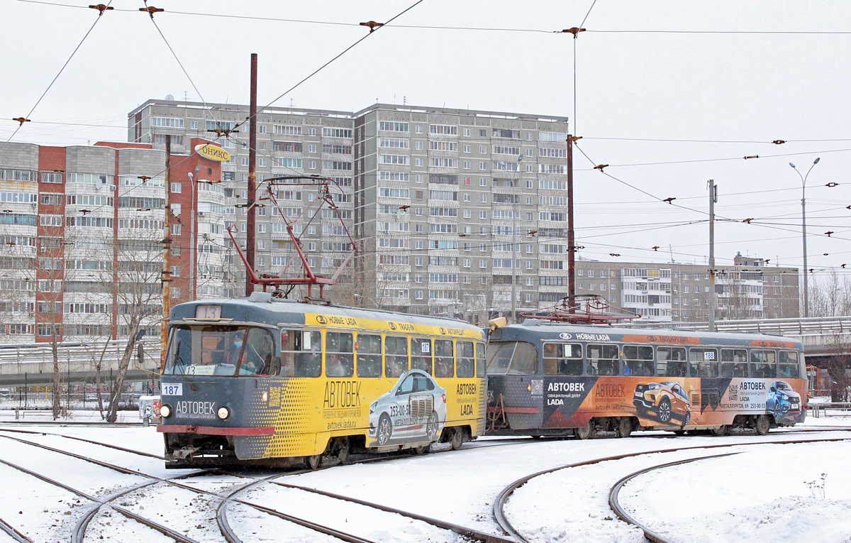 Iekaterinbourg, Tatra T3SU N°. 187
