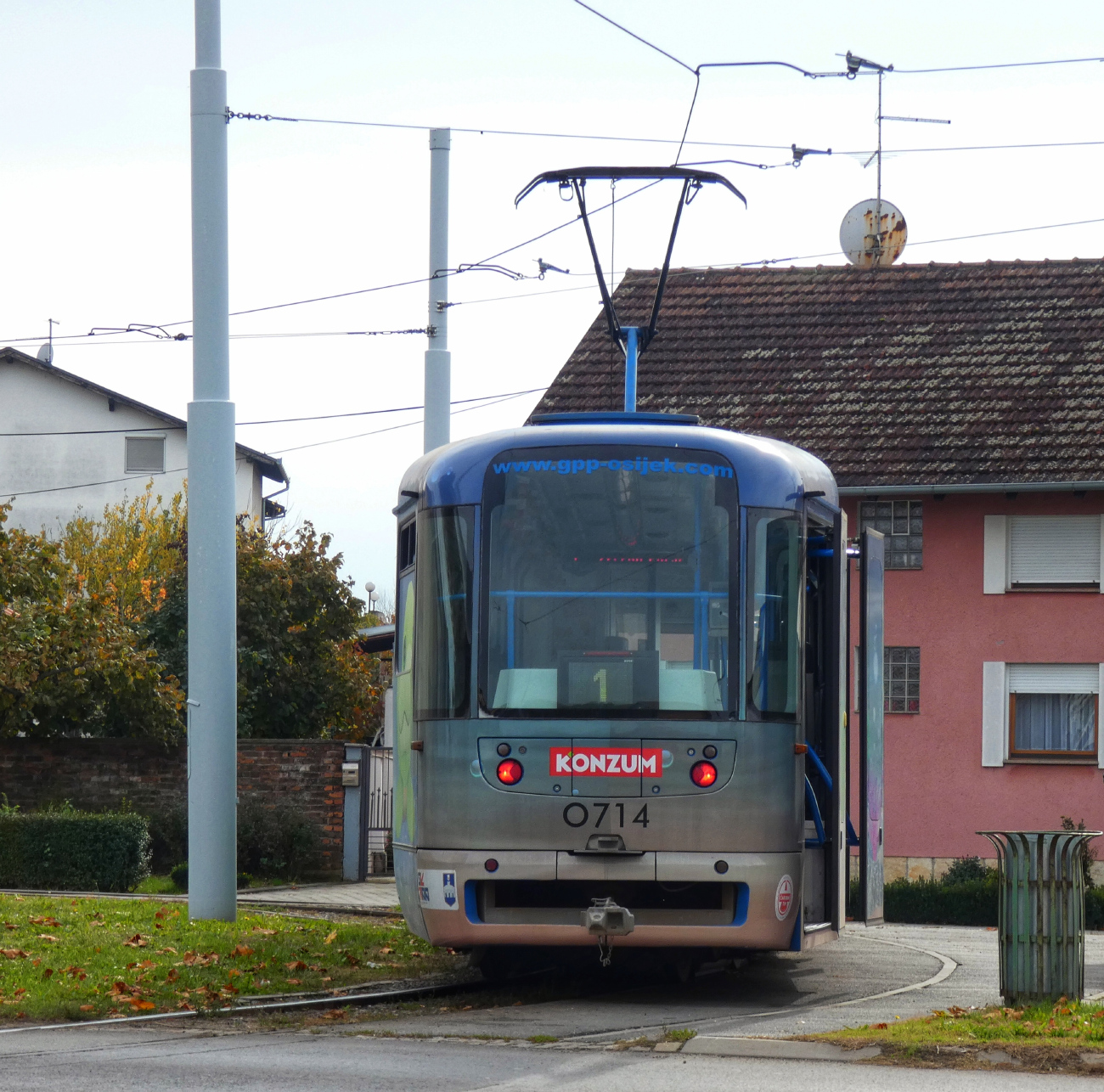 Осиек, Tatra T3PV.O № 0714
