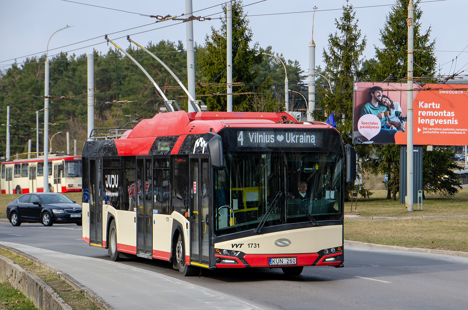 Вильнюс, Solaris Trollino IV 12 Škoda № 1731