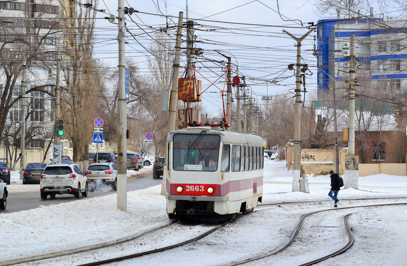 Volgograd, Tatra T3SU mod. VZSM № 2663