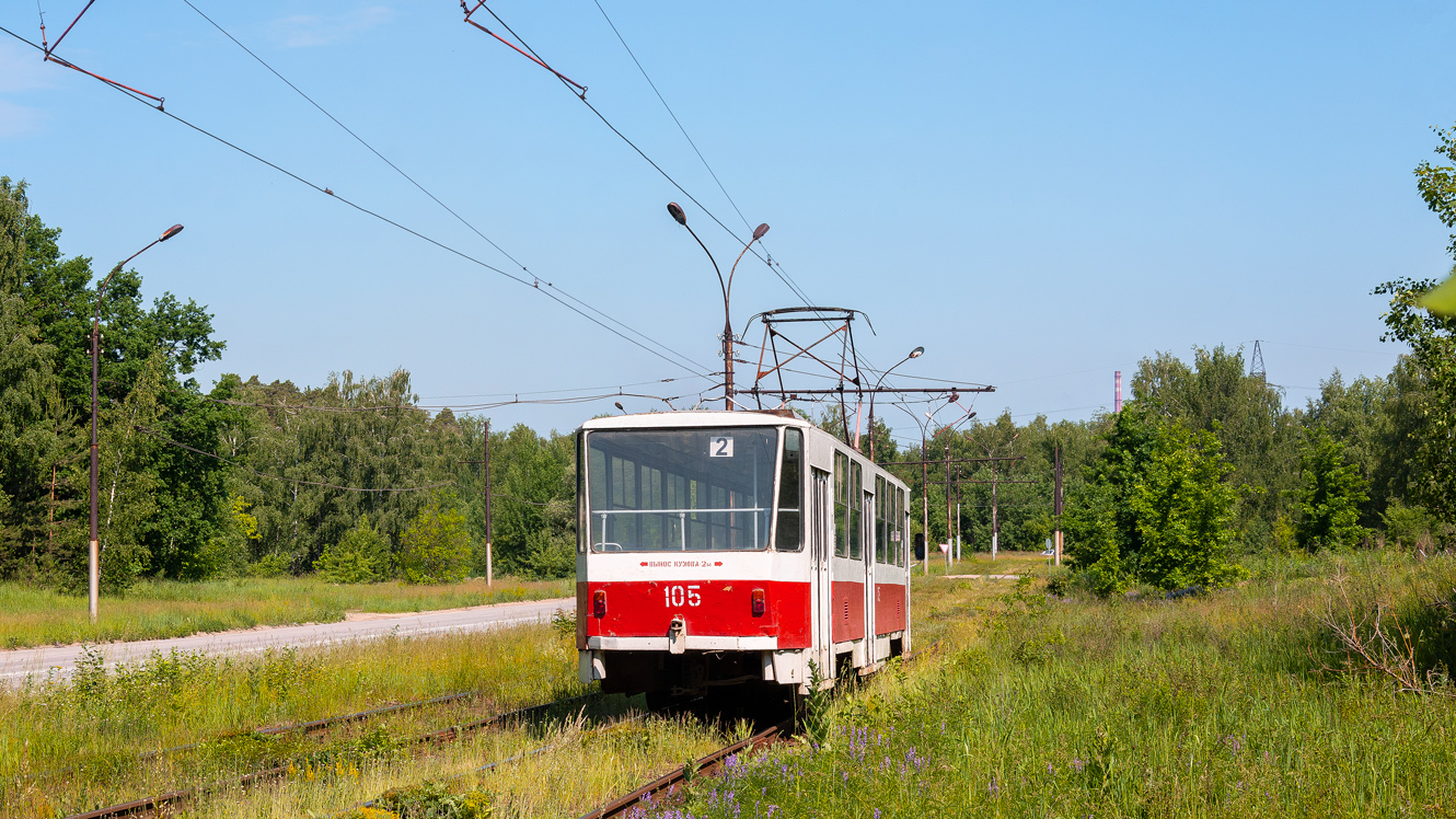 Липецк, Tatra T6B5SU № 105