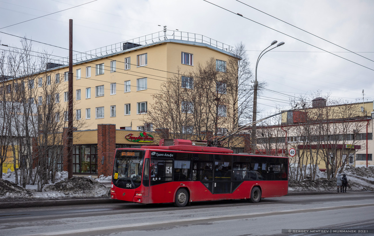 Мурманск, ВМЗ-5298.01 «Авангард» № 154