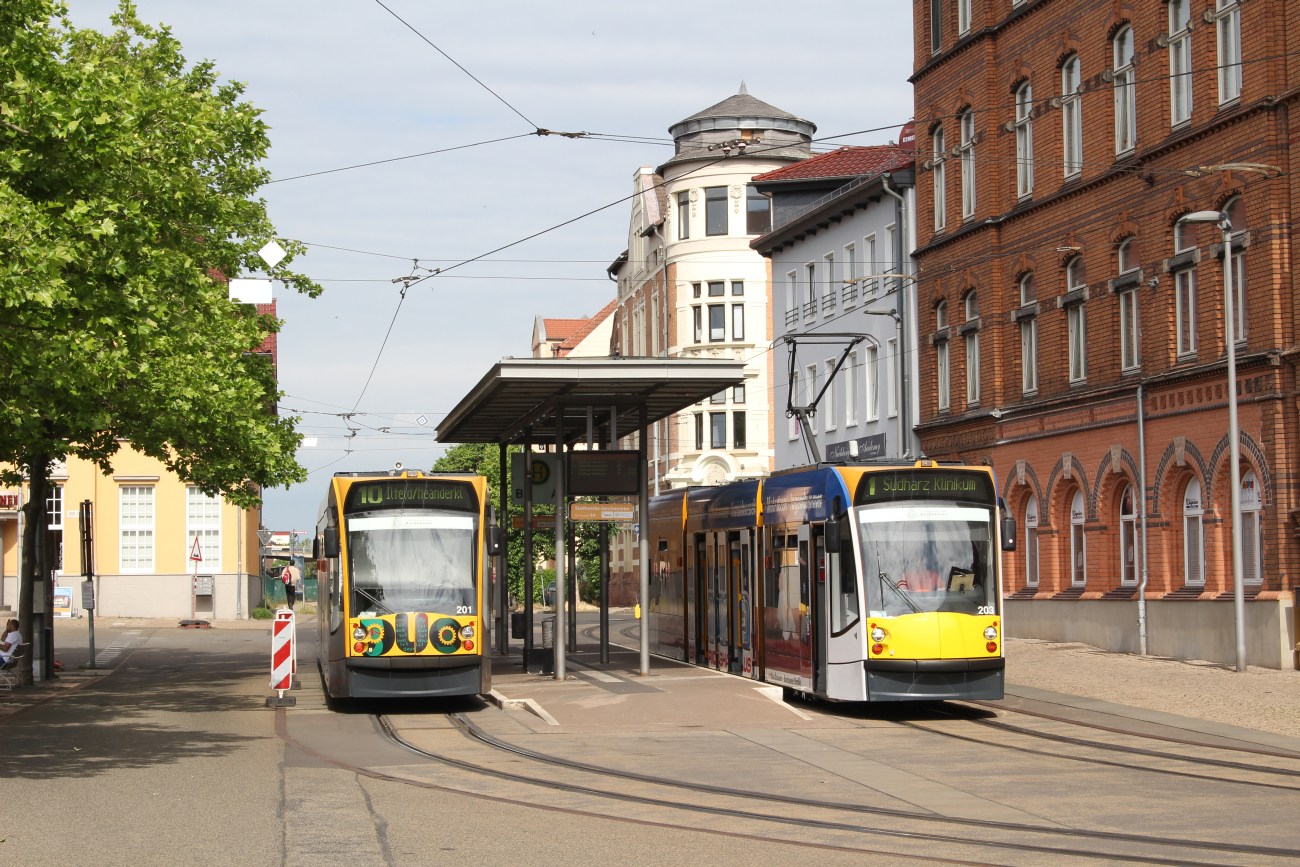 Nordhausen, Siemens Combino Duo № 203