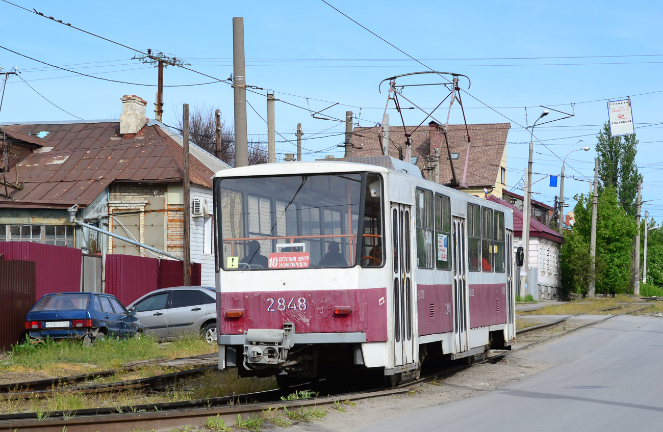 Volgograd, Tatra T6B5SU # 2848 Volgograd, Tatra T6B5SU # 2848