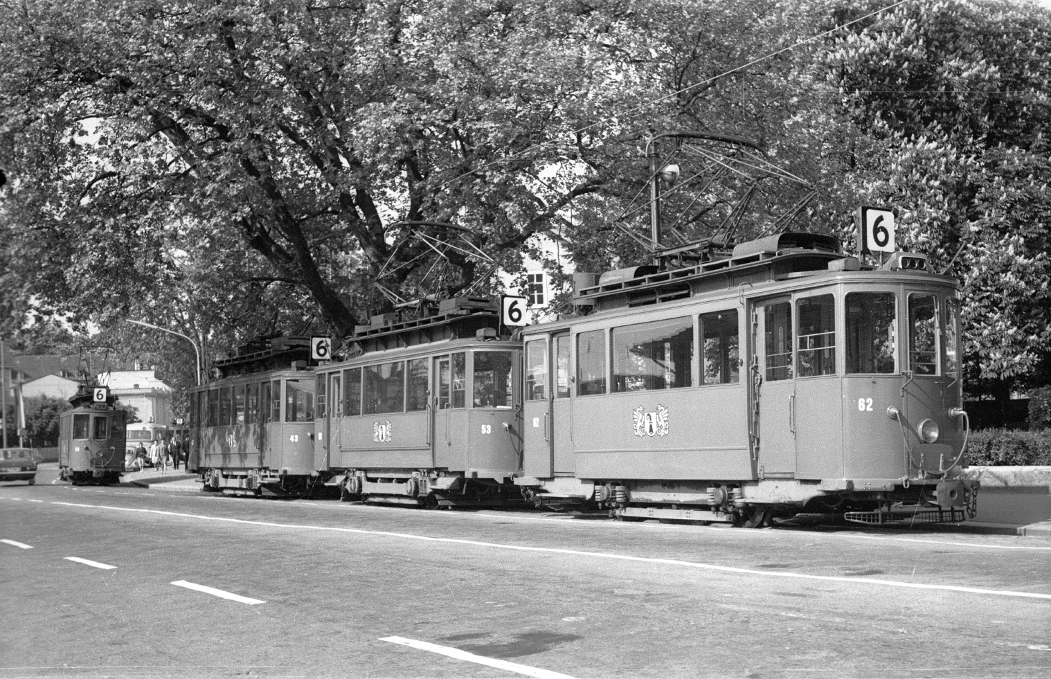 Basel, SWS/BBC Ce 2/2 č. 62; Basel, SIG/S&H Ce 2/2 č. 30; Basel — Old photos
