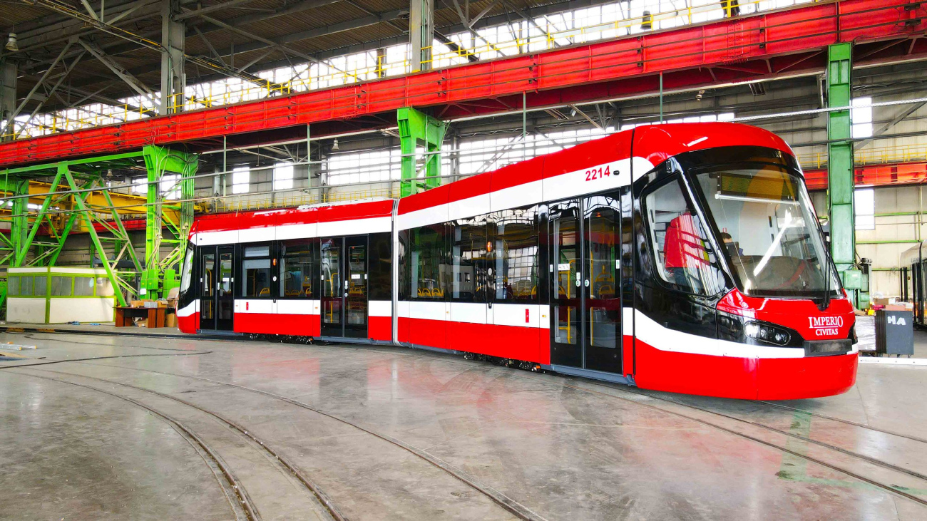 Арад, Astra Imperio Civitas № 2214; Арад — Новые трамваи Astra Vagoane Călători (AVC)