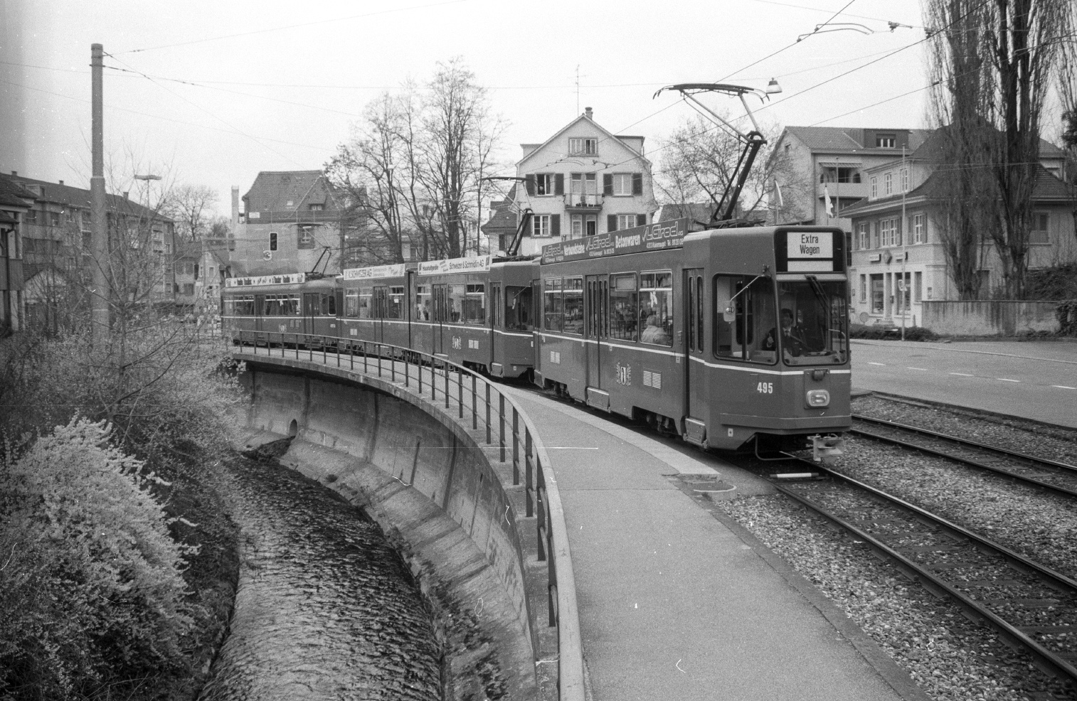 Базель, Schindler/SIG/BBC Be 4/4 № 495; Базель — Старые фотографии