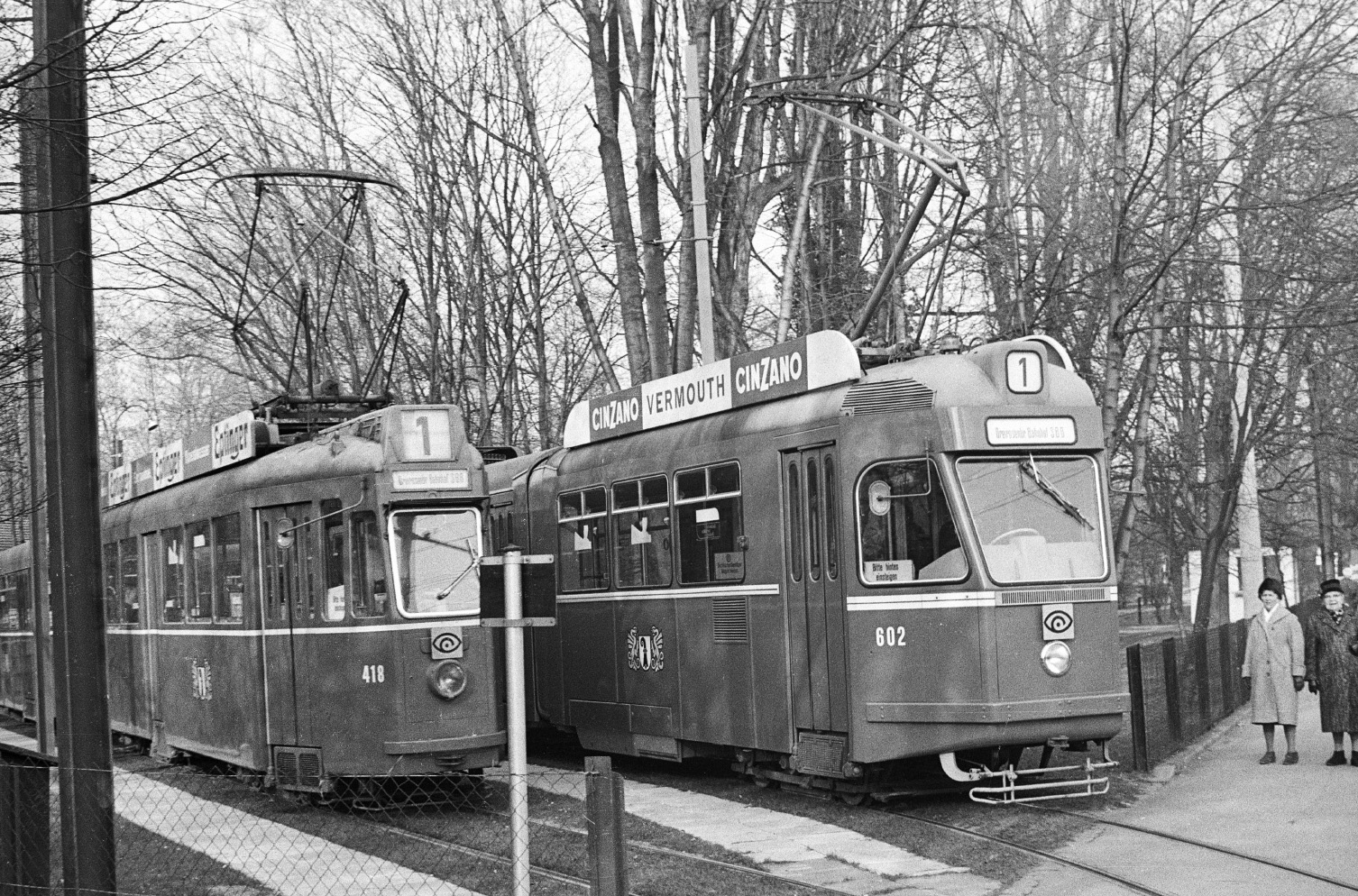 Базель, SIG/BBC Be 6/6 № 602; Базель, SWP/BBC Ce 4/4 № 418; Базель — Старые фотографии