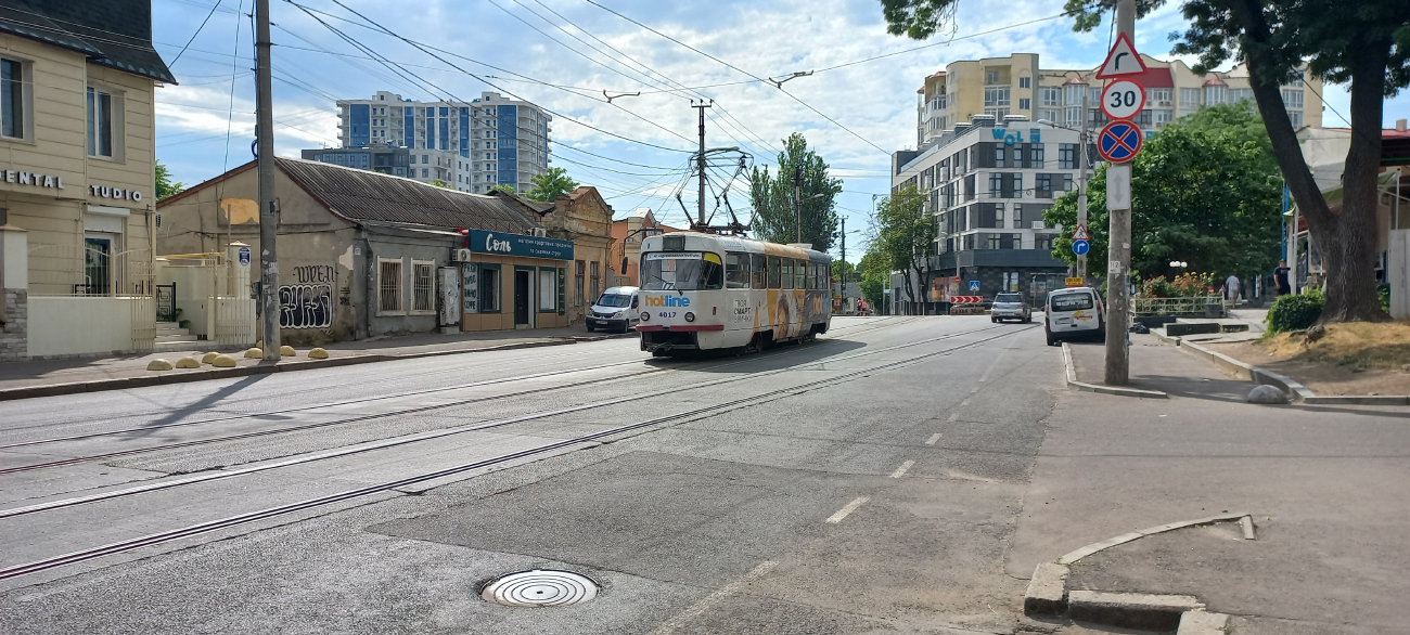 Одесса, Tatra T3R.P № 4017