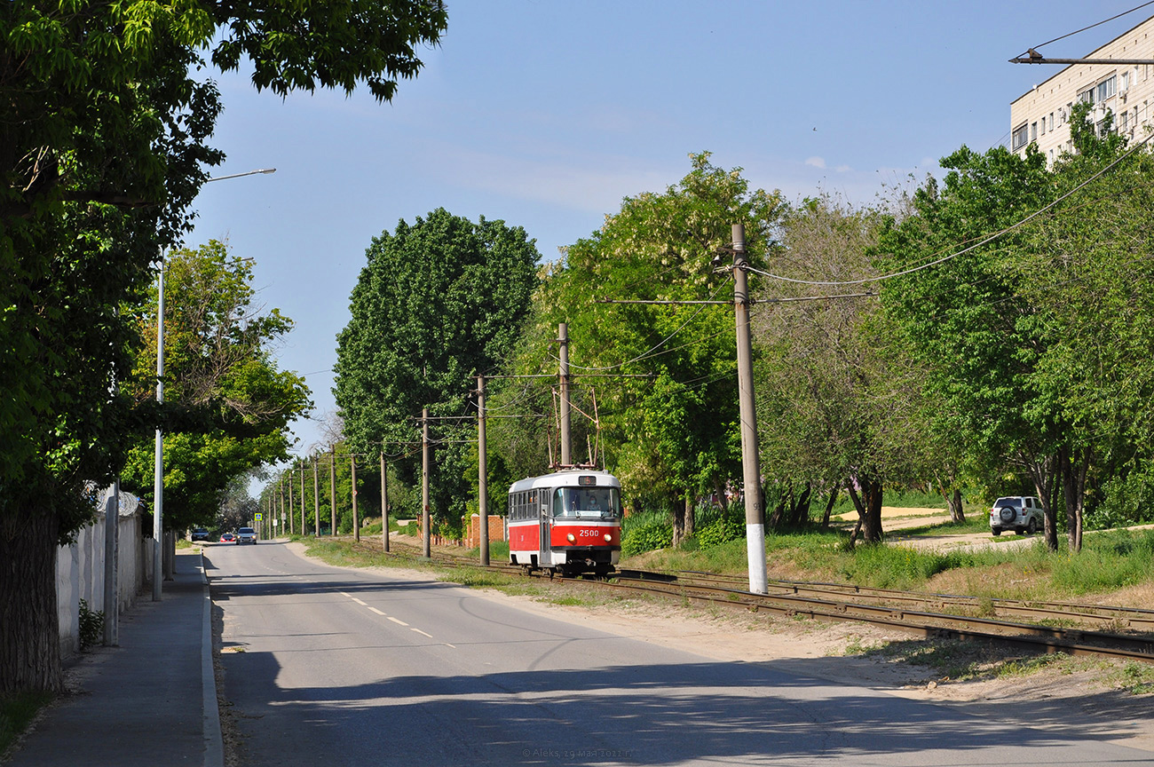 Волгоград, Tatra T3SU (двухдверная) № 2500